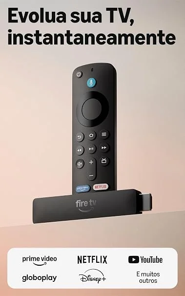 Fire TV Stick HD — 2ª geração de Full HD · 8 GB — imagem do anúncio