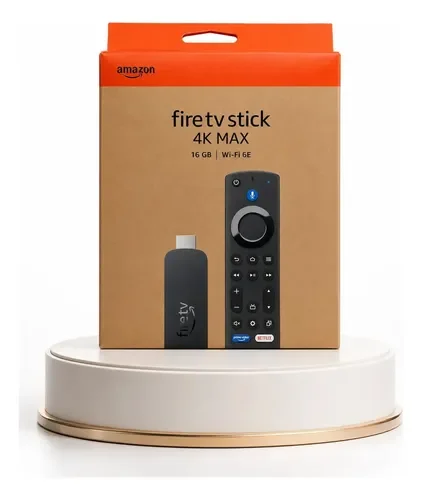 Fire TV Stick 4K Max — 16 GB de 4K Max · 16 GB — imagem do anúncio