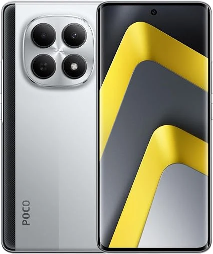 POCO M8 5G — prateado de 256 GB — imagem do anúncio
