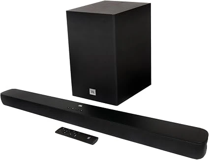 JBL Cinema SB180 de 2.1 canais — imagem do anúncio