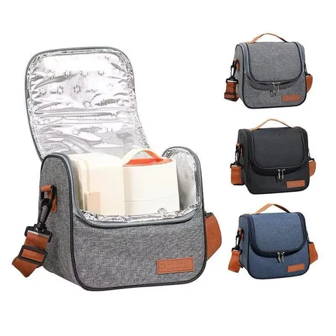 Bolsa Térmica Com Alça Lanche Bebida Lancheira Portátil Trabalho Fitness