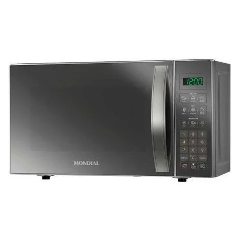 Micro-ondas Mondial 21 Litros Mo-01-21-e Cinza Espelhado 220v