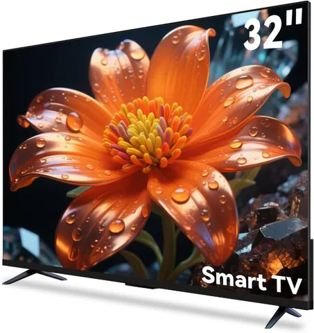 Smart TV 32” Wi-Fi 6 dual band 2.4/5G e Bluetooth, assistente de voz. Tela ADS HD 1366x768. 2 HDMI 2.0 + 2 USB. Apps de streaming populares do Brasil pré-instalados.