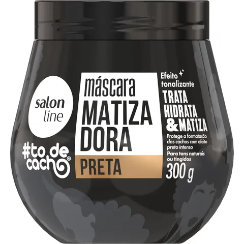 #todecacho Máscara Matizadora Preta 300g