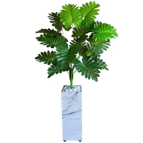 Planta ArtificiaL Folhagem Decoração Ornamental E Vaso Decorativo