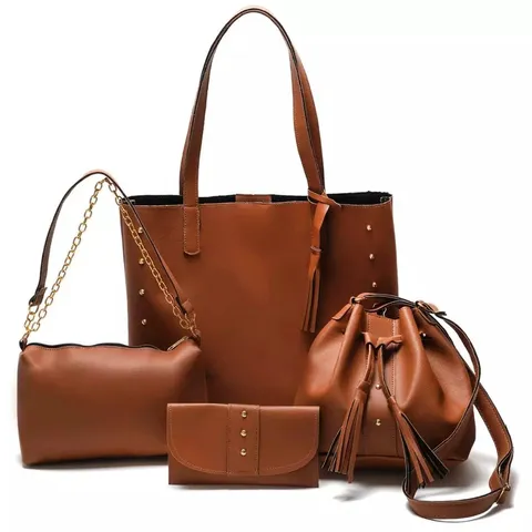 KIT 4 Bolsas Femininas Transversal Tiracolo