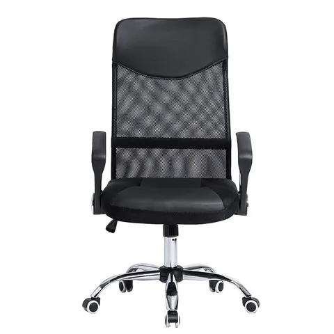 Cadeira Giratória Home Office Executive Preta Tela Mesh