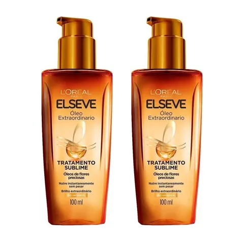 Kit 2 und Óleo Elseve Extraordinário Paris 100ml