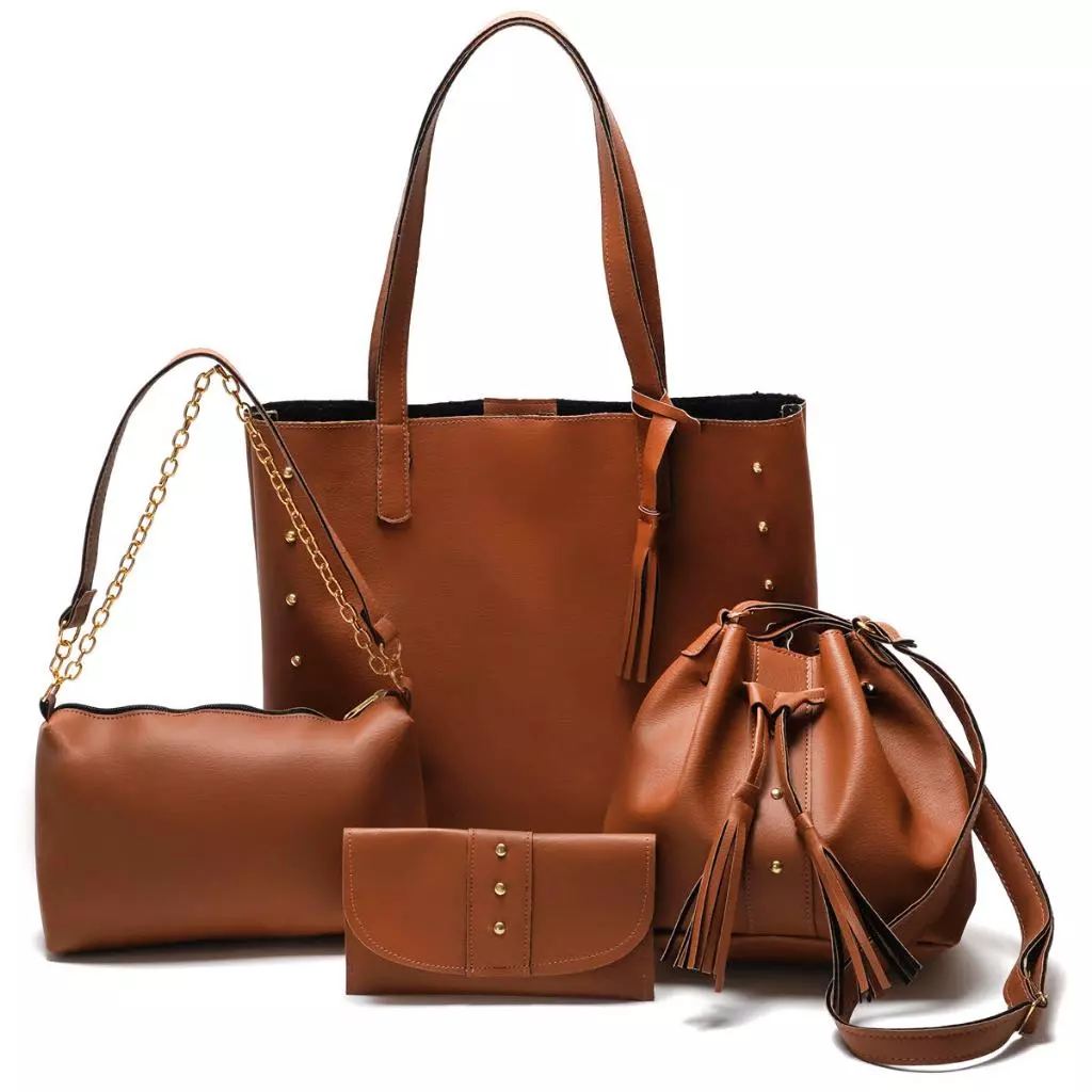 KIT 4 Bolsas Femininas Transversal Tiracolo