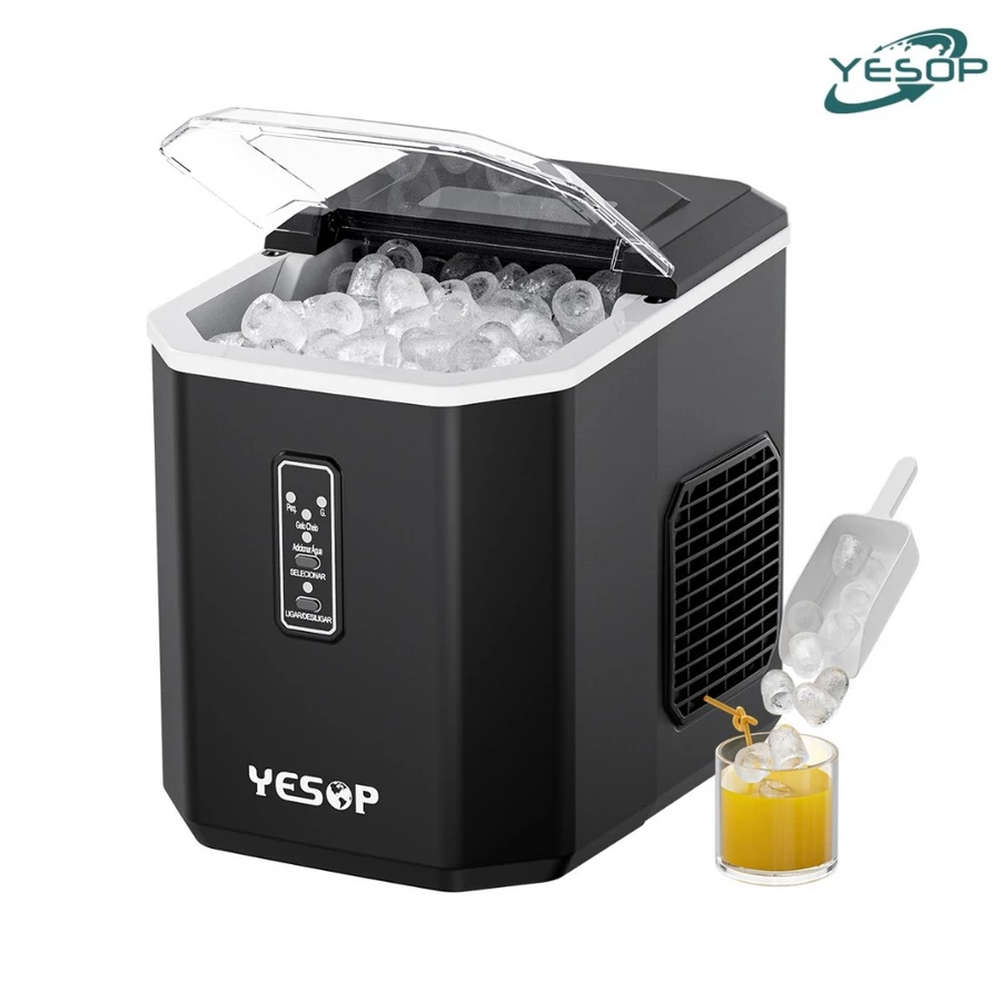 Máquina De Gelo Portátil 110V-127V Profissional Automático 12KG Por Dia